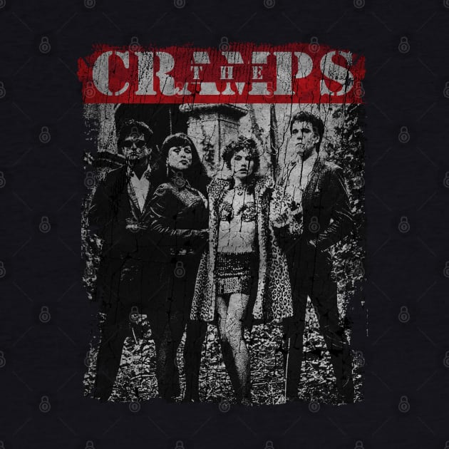 TEXTURE ART - the cramps Band by ZiziVintage